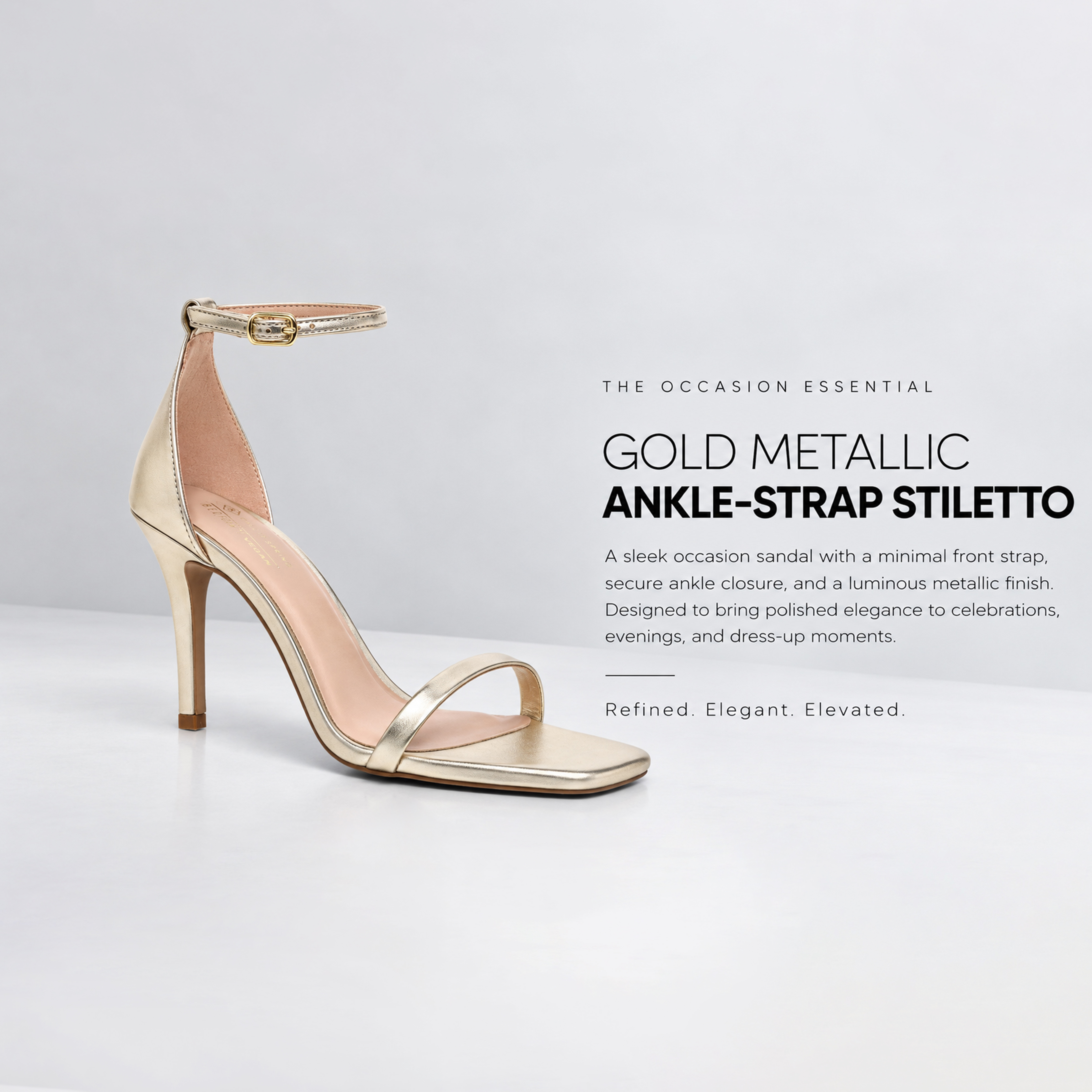 LEYYLA  GOLD Women Heels image number 2